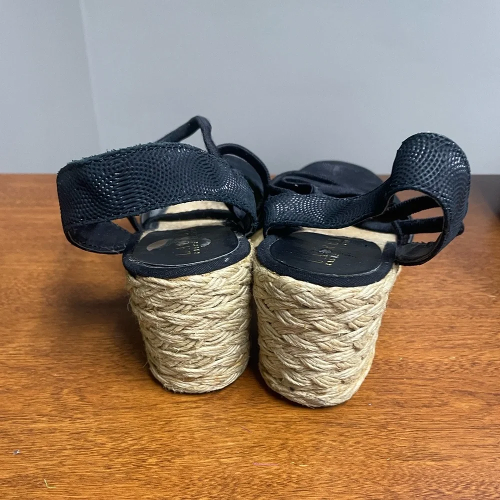 Lauren Ralph Lauren Black Espadrilles Women’s Size 7B